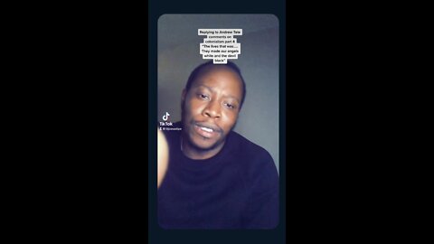 Replying to Andrew Tate comments on colonialism