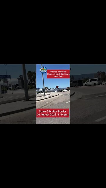 Spain Gibraltar Border 01 August 2023