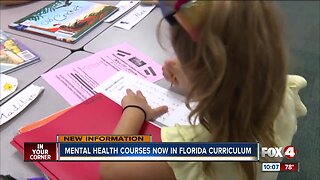 Mental health courses now in Florida curriculum