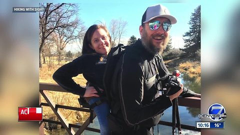 Hiking with Sight pair to scale a Colorado 14er