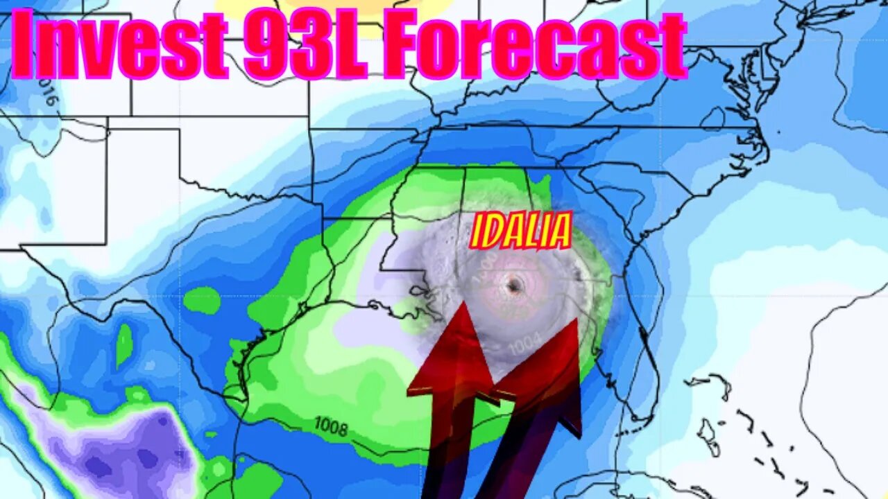 Invest 93L Threatens Multiple States, Potential Hurricane Idalia - The WeatherMan Plus