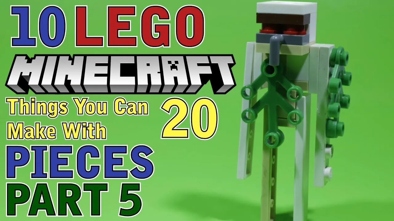 10 Minecraft things you can make with 20 Lego pieces Part 5