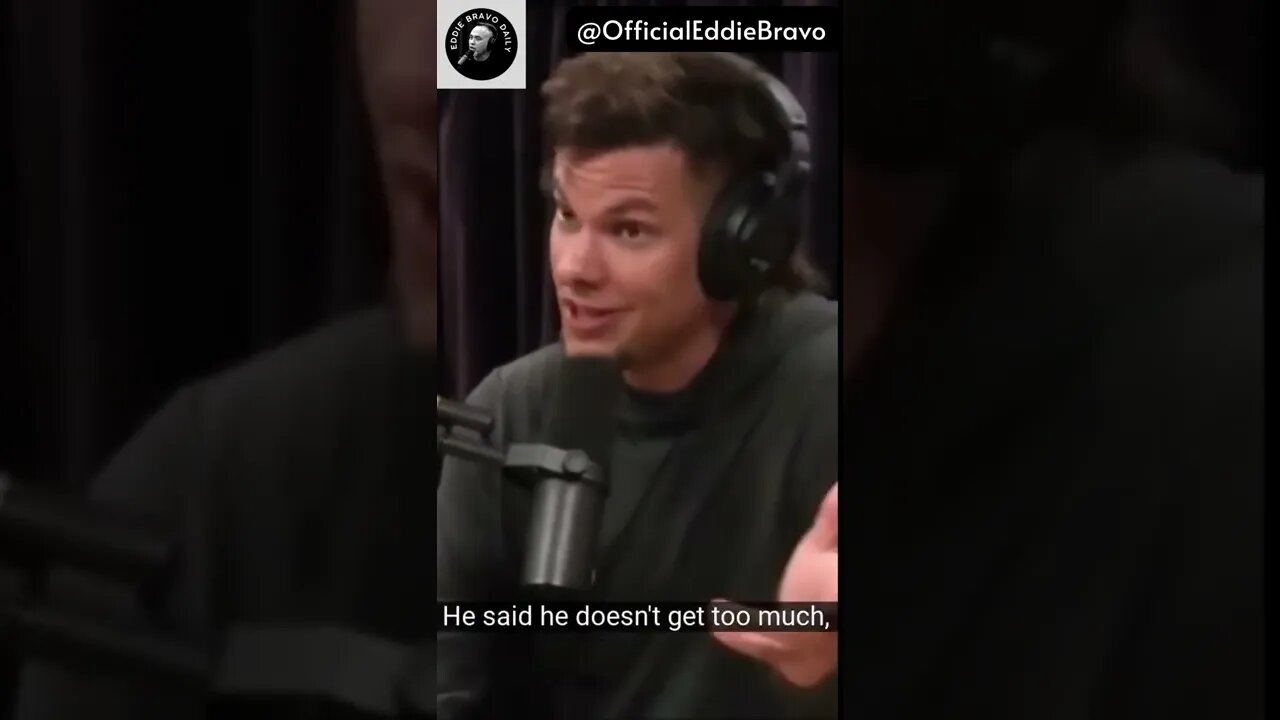 Joe Rogan and Theo Von talk Eddie Bravo | Is this GOVERNMENT watching Eddie Bravo?! #shorts