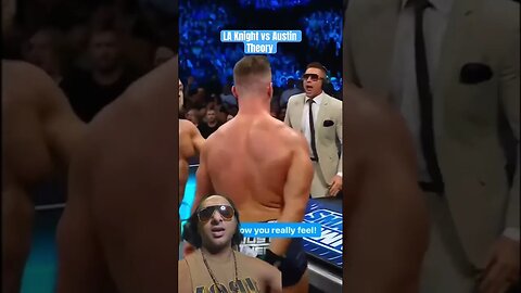 LA Knight Vs Austin Theory the Miz WWE Smackdown YEAH 😂