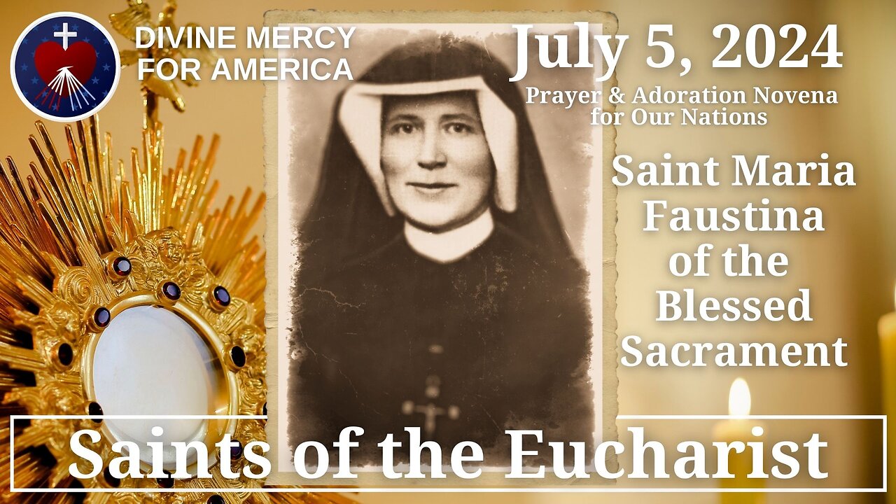 Dave and Joan Maroney - Eucharistic Miracles Series - St Maria Faustina of the Blessed Sacrament