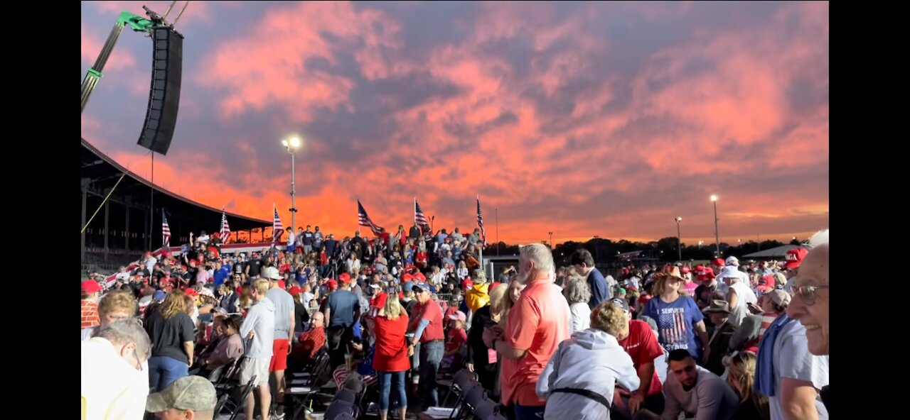 STRANGER(102) THINGS(77) = 179(The New Jerusalem) TRUMP RALLY IOWA