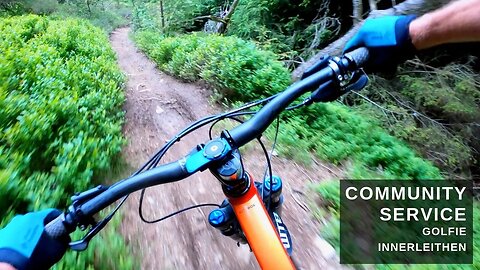 GOPRO POV AT GOLFIE INNERLEITHEN | COMMUNITY SERVICE MTB TRAIL