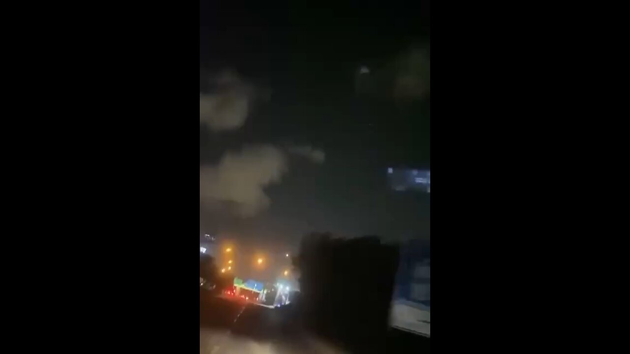 Iranian ballistic missile strikes Israel