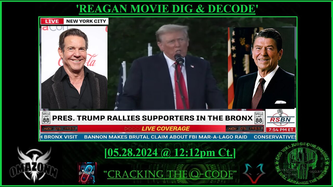 "CRACKING THE Q-CODE" - 'REAGAN MOVIE DIG & DECODE' [Pt. 1]