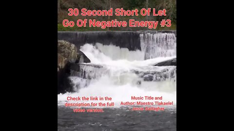 30 Second Short Of Let Go Of Negative Energy | #waterfall #meditation #shorts #shortsvideo #3