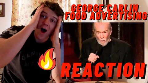 George Carlin - Food Advertising ((IRISH GUY REACTION!!))