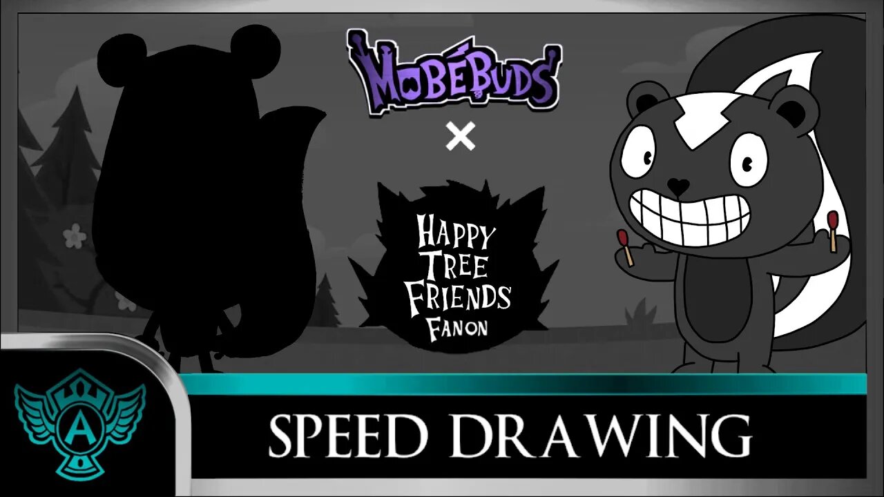 Speed Drawing: Happy Tree Friends Fanon - Spark | Mobebuds Style