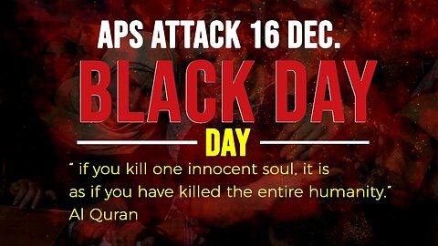 APS BLACK DAY 16 DEC