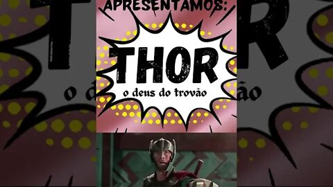 Apresentamos: Thor - O Deus do Trovão. - #shorts