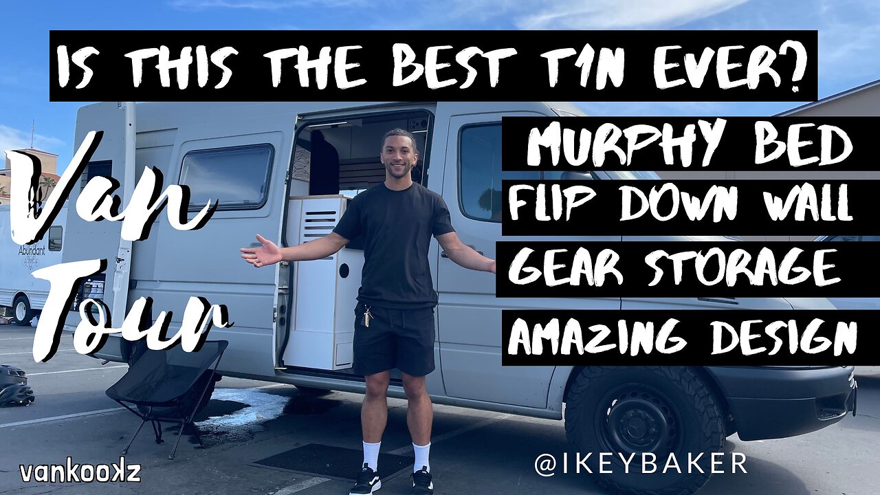 The Best Van Conversion we have ever seen! Sprinter Van Conversion Tour