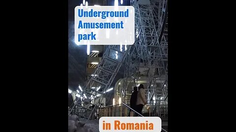 Underground Amusement Park in Romania 🇷🇴 #travel #romania #crazy