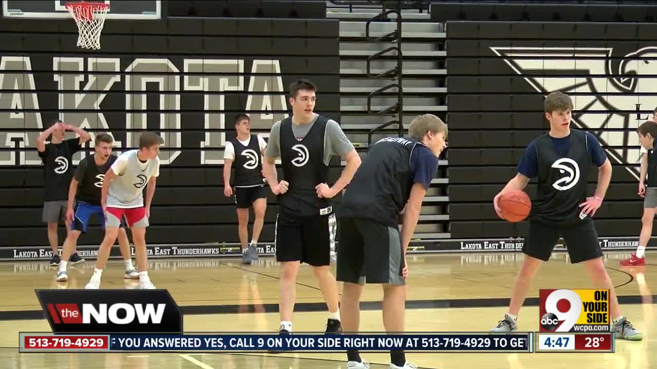 Lakota East basketball standout Bash Wieland brings a smile to those around him