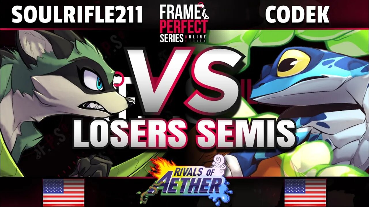 FPS6 Online - SRN | Soulrifle211 (Maypul) vs. SRN | Codek (Ranno) - Rivals of Aether Losers Semis