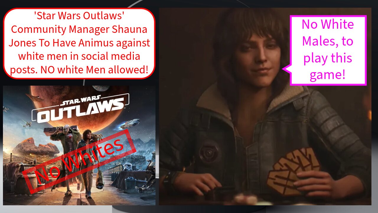 Star Wars Outlaws, Community Manager No White Men!