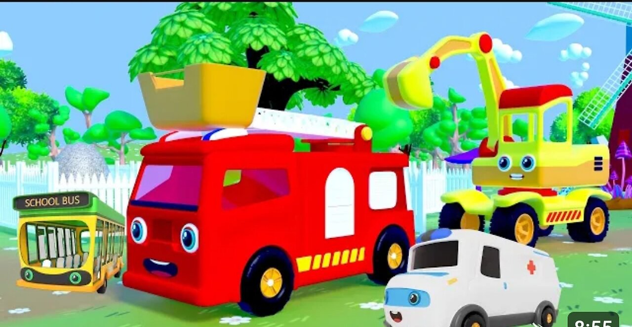 Wheels_on_the_Bus_Dance_Party_2_-_Fun_Cars_Cartoons_For_Kids_Nursery_Rhymes Kids_Songs