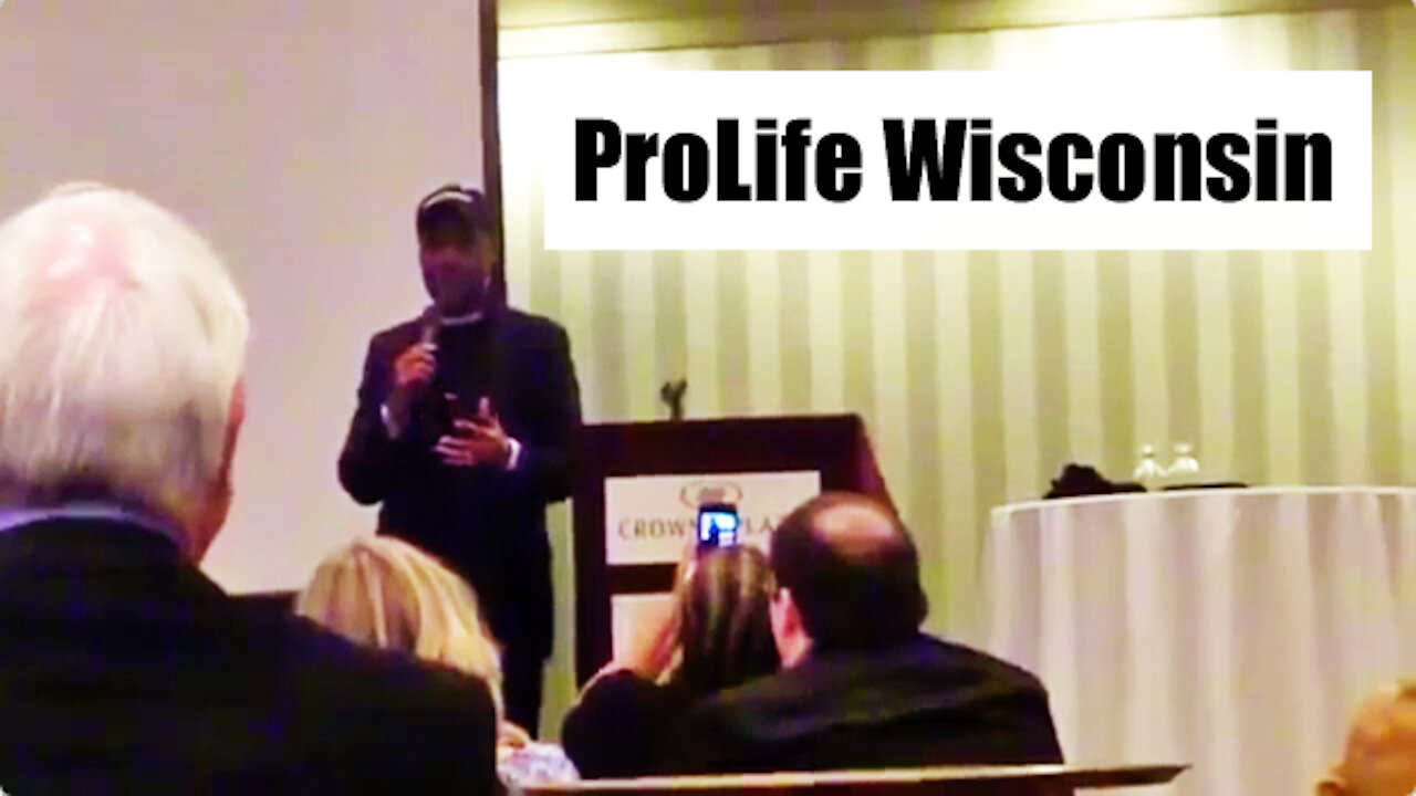 Walter B. Hoye II Addresses Pro-Life Wisconsin