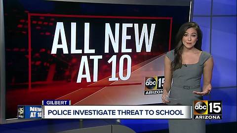 Threat made towards Gilbert Elementary School