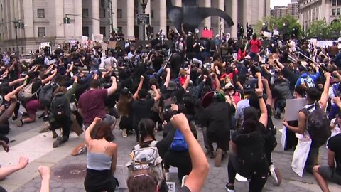 Kneeling now the symbol of protest for this generation, and an act of unity between protesters, police