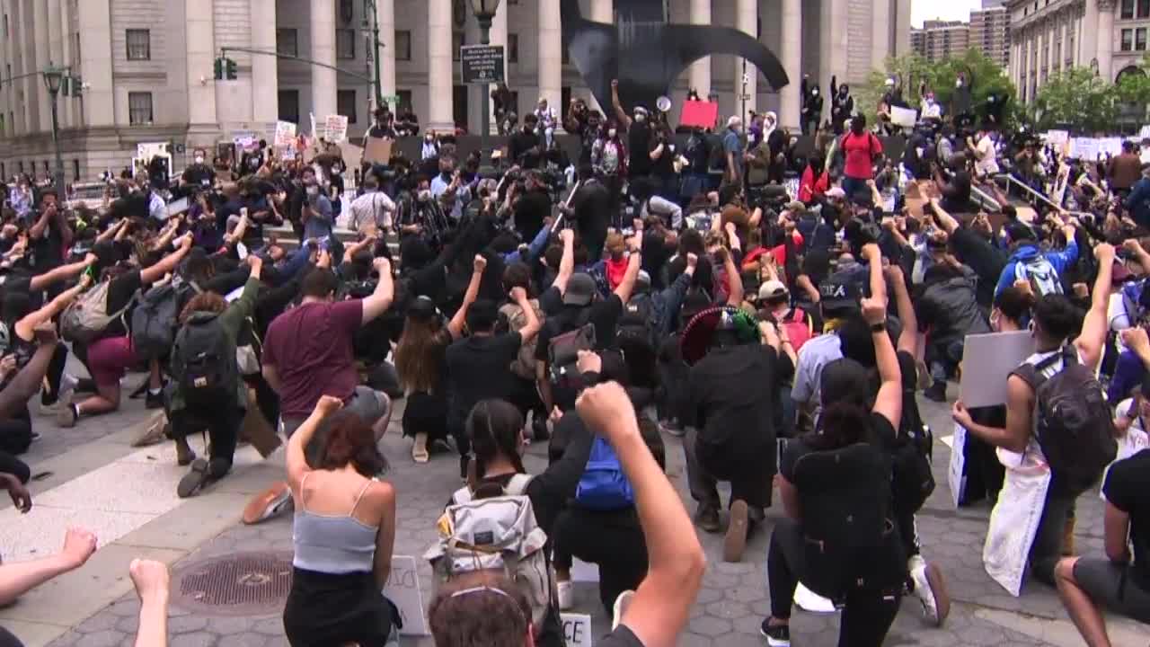 Kneeling now the symbol of protest for this generation, and an act of unity between protesters, police