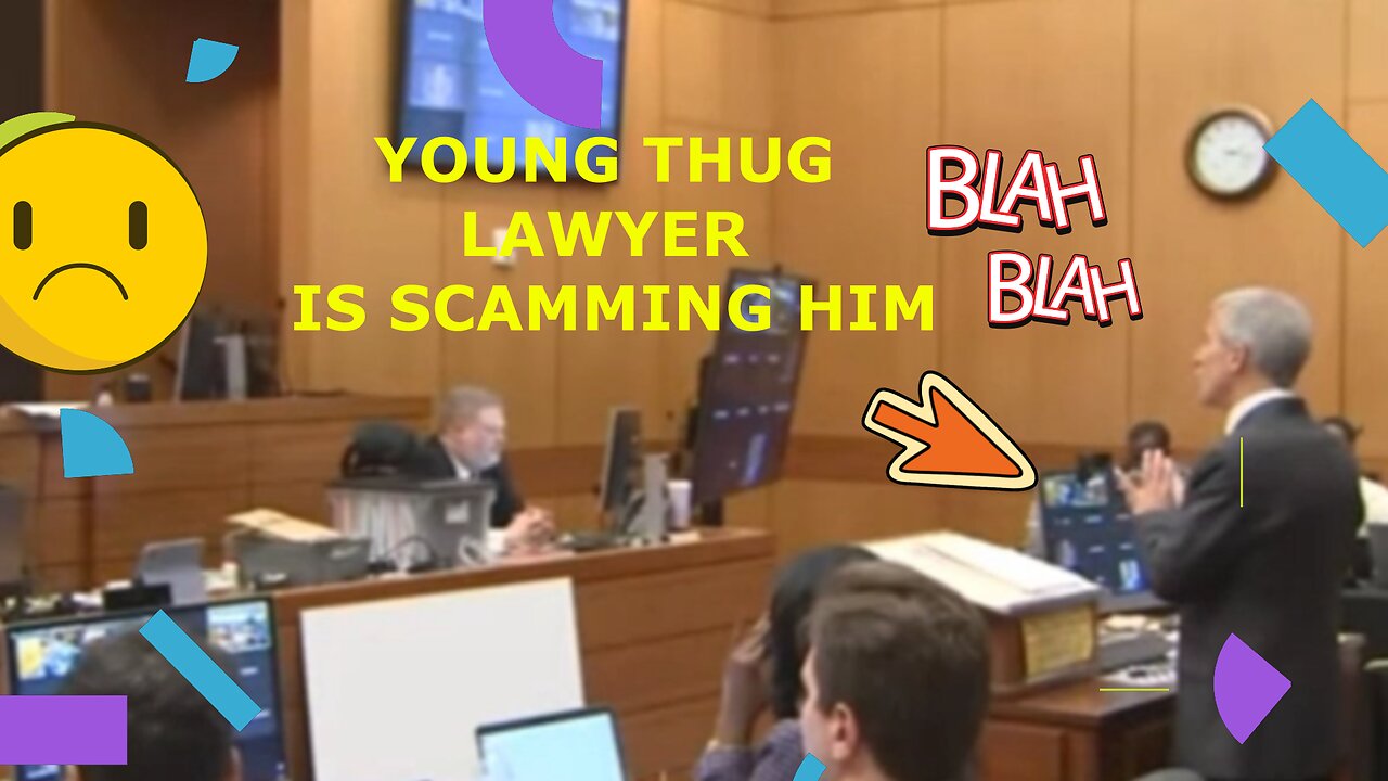 YOUNG THUG is going to PRISON!!! HIS LAWYER does MORE COMPLAINING than DEFENDING....