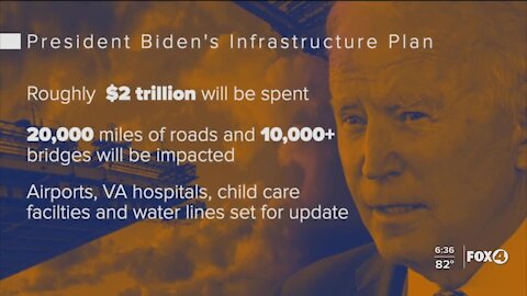 Biden lays out $2 trillion plan to improve nation's infrastructure