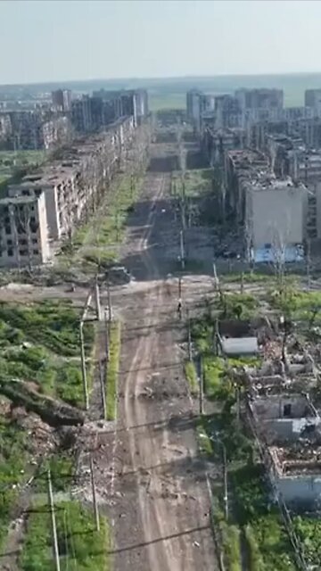 Ukrainian war: Drone footage captures devastation in Bakhmut