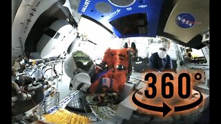 Orion Spacecraft 360 Degree Video