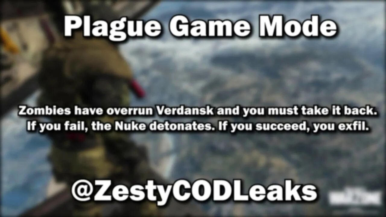 New Plague game mode found in Call of Duty Warzone leaked audio files for nuke launch