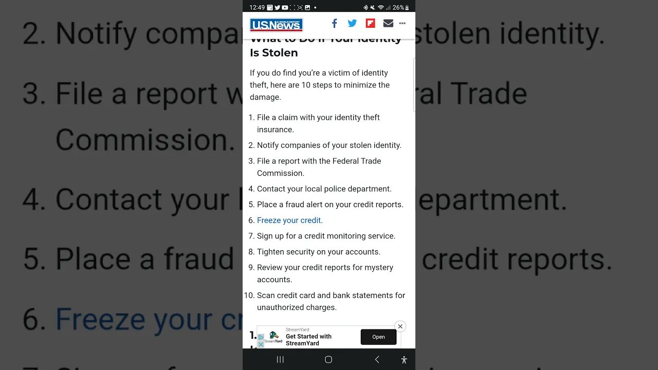 If someone does do this..especially with all the doxing now ..protect yourself