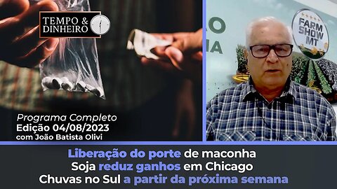 Soja reduz ganhos em Chicago. Dólar cai. Liberação do porte de maconha.