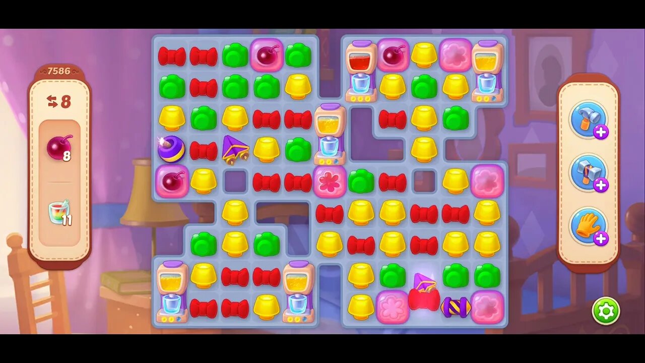 Playrix Homescapes Gameplay Walkthrough Level 7586