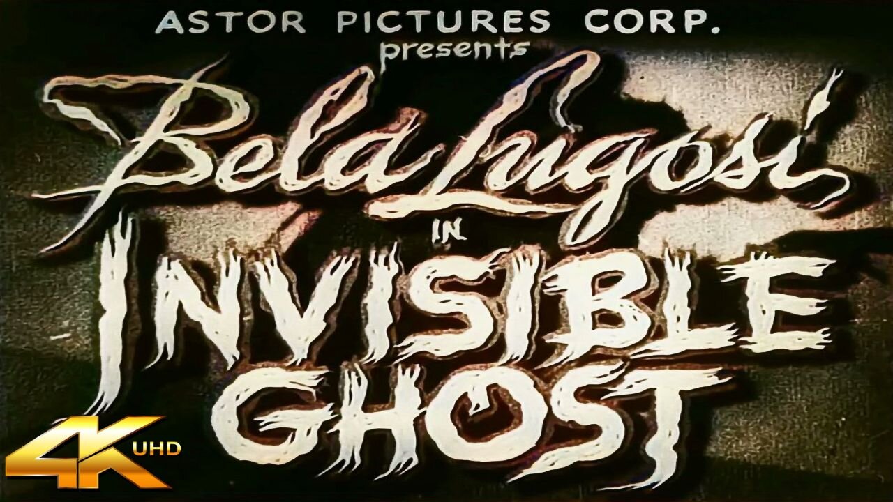 INVISIBLE GHOST (1941) Trailer - Colorized