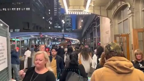 23 NYC 4k Walk Night Manhattan Grand Central Terminal Walking tour