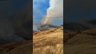 Gilpin Fire by Grand Forks, BC