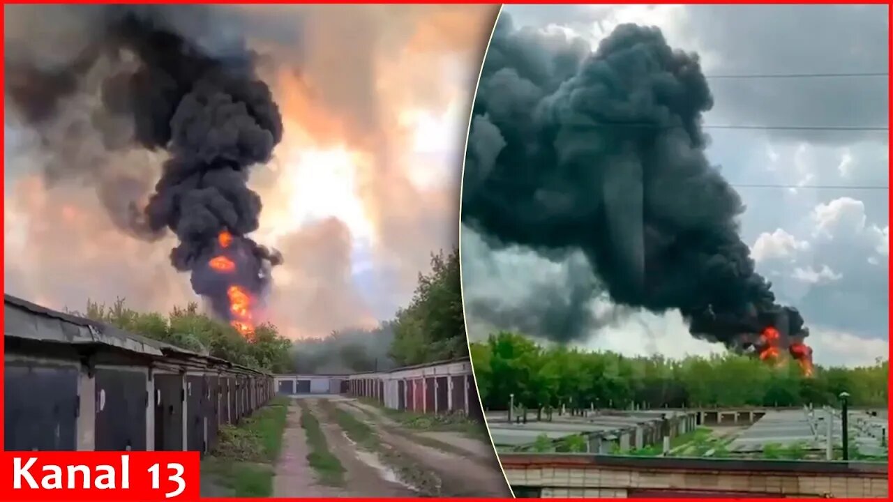 Strong explosion and fire occurred at a petrochemical plant in Republic of Bashkortostan, Russia