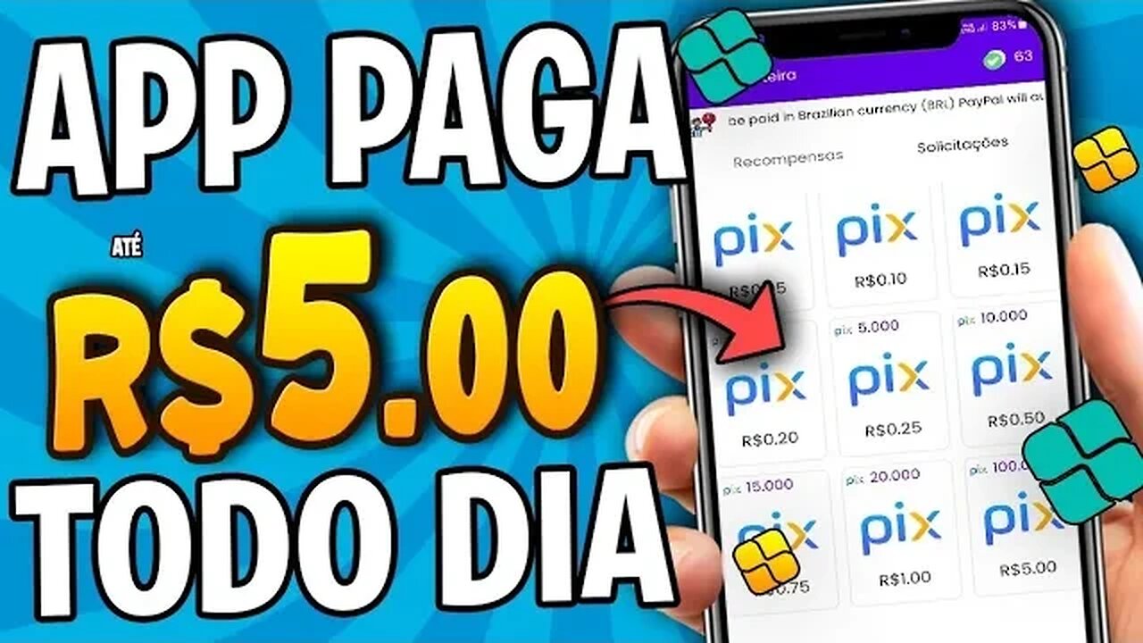 APLICATIVO para GANHAR DINHEIRO via PIX Todo Dia🤑 Saque Rápido | App que Ganha Dinheiro de Verdade