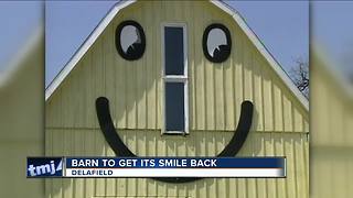 Delafield Smiley Barn being repainted, set to open next month