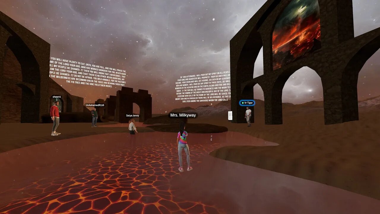 I Will Pour Out my Spirit | Oasis Church VR (Virtual Reality Church)