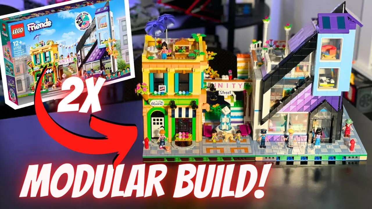 We Turned A LEGO Friends Set Into An Awesome Modular Building!