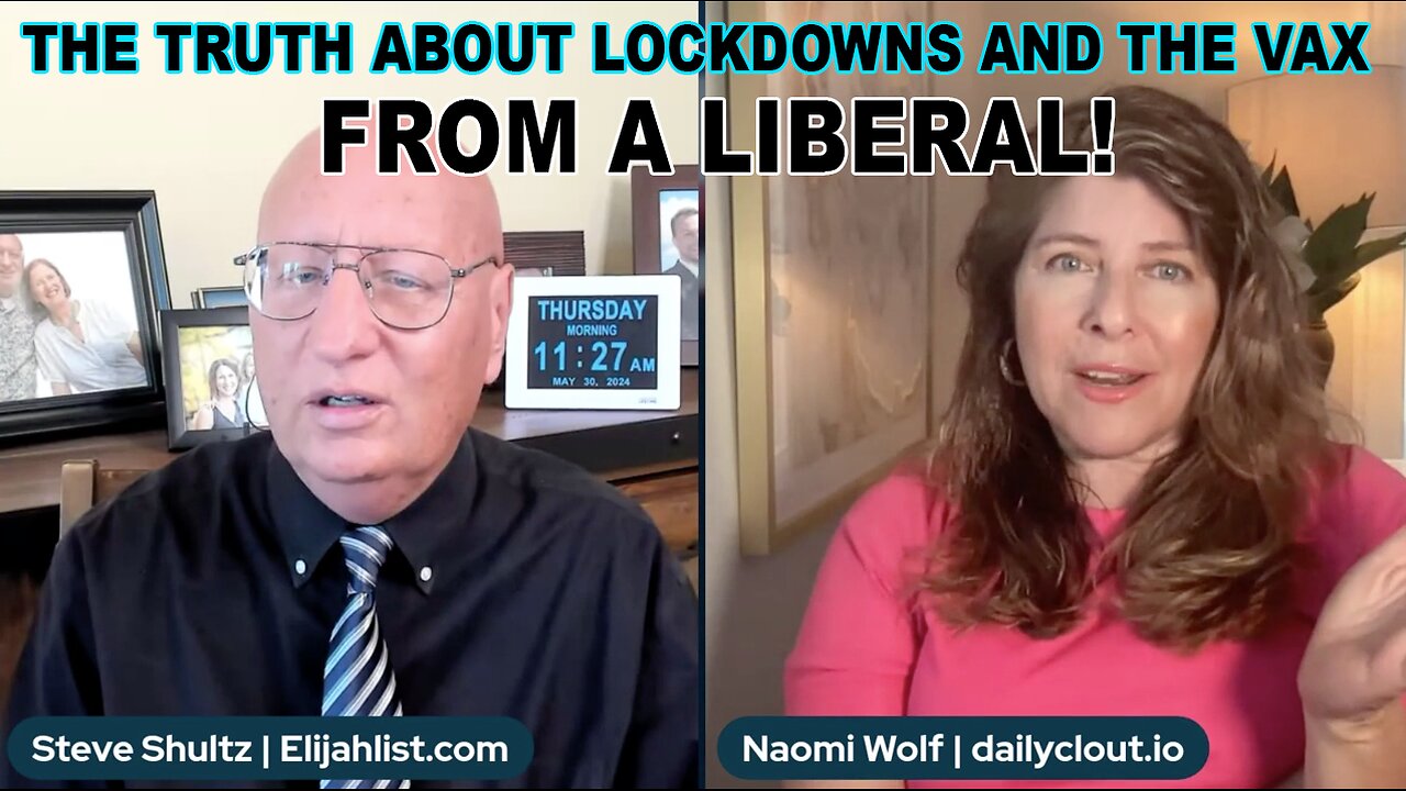 DR. NAOMI WOLF: THE TRUTH ABOUT LOCKDOWNS AND THE VAX - FROM A LIBERAL!