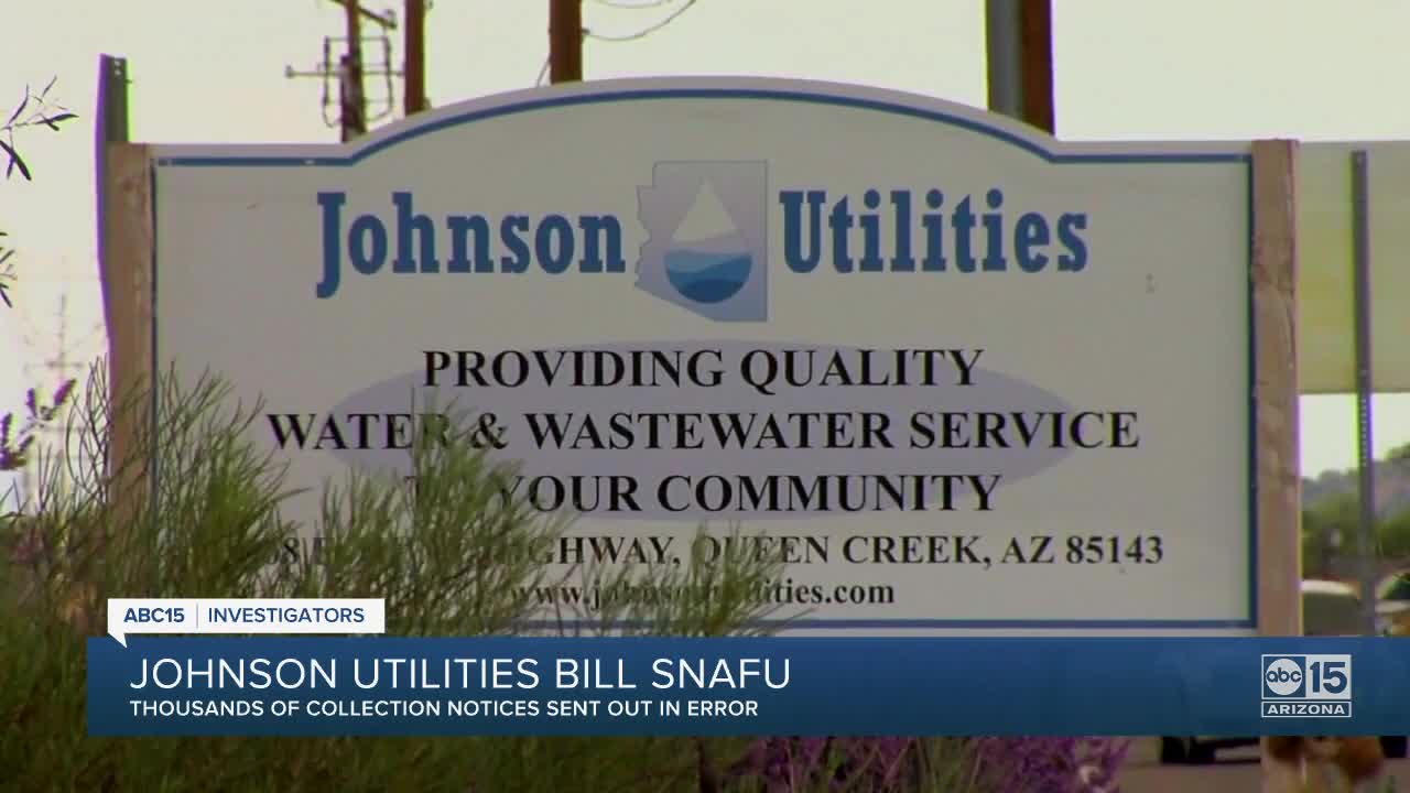 Johnson Utilities bill snafu