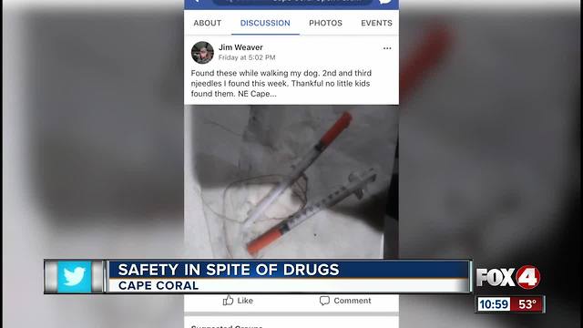 Neighbors find syringes around Cape Coral neighborhood