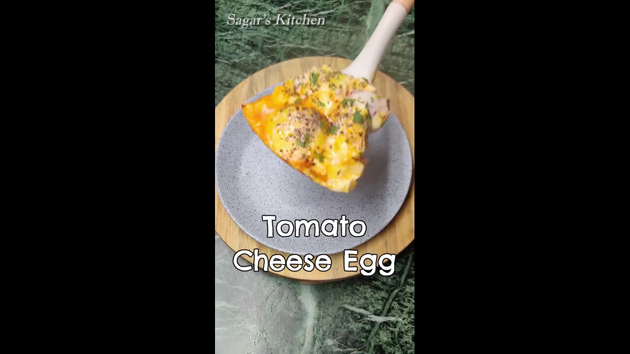 tomato egg cheese make with only three ingredient recipe