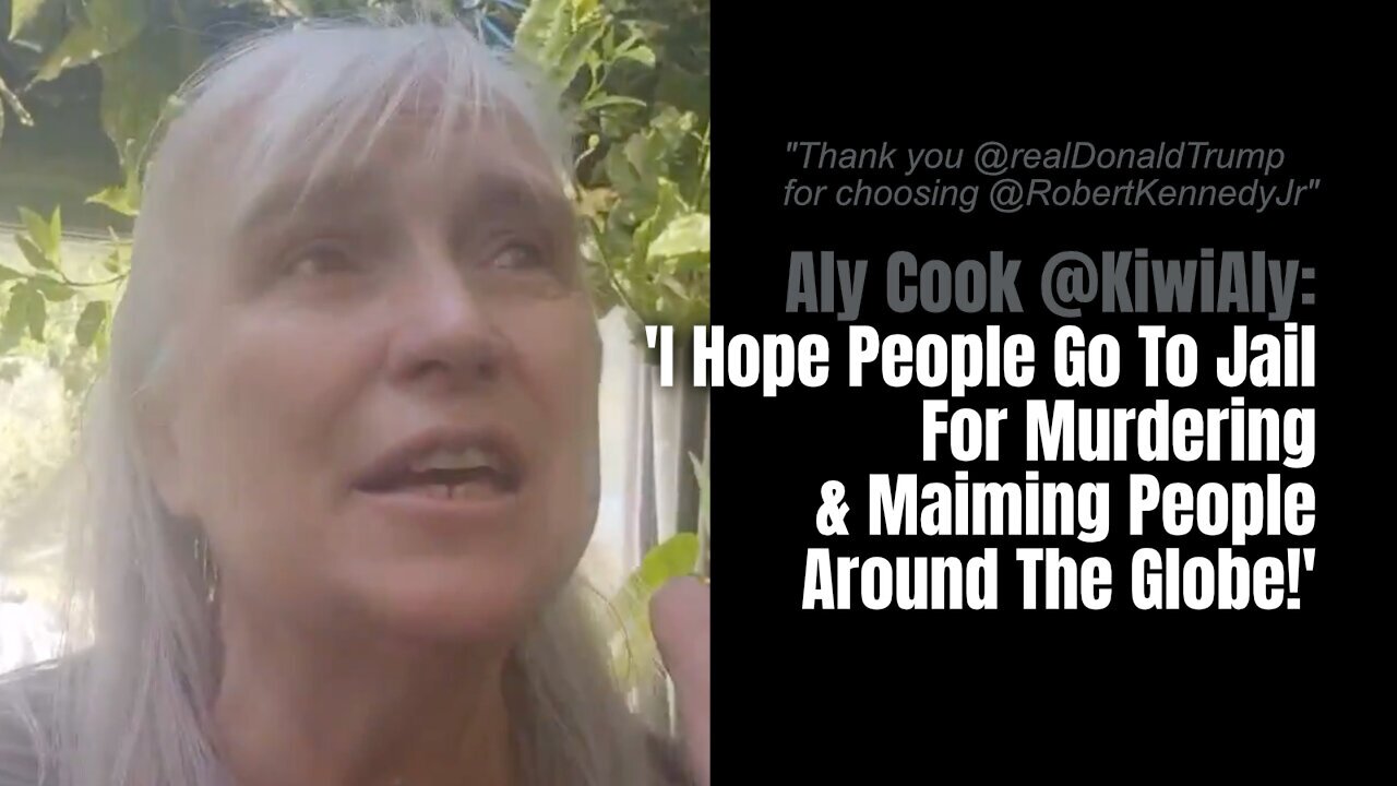 Aly Cook @KiwiAly: 'I Hope People Go To Jail For Murdering & Maiming People Around The Globe!'