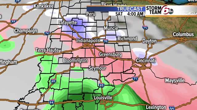 More sunshine Thursday. Frz. Rain potential Friday night.